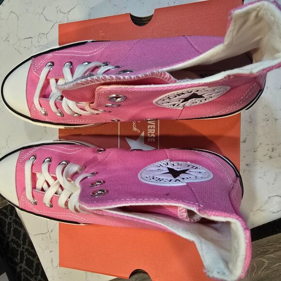 Converse Chuck 70 Plus Hi Oopsi Pink Egret Black Women's Size 7 Sneaker NEW - Picture 8 of 10
